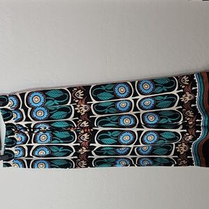 Womens Wide Leg Boho Pants House of Harlow 1960 Abstract Patterned Size Small.